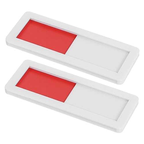 NAMOARLY 2Stücke Selbstklebende Büroindikator Türschilder Offene Geschlossene Slider Schwarz für Büro Konferenzräume Toiletten Hochwertigem Acrylmaterial von NAMOARLY