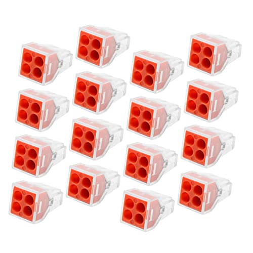 NAMOARLY 30Stücke Hard Drahtklemmen Kabelstecker Isolierte Anschlussklemmen für Haushaltsverdrahtung Langlebig Installieren Sicher und Zuverlässig von NAMOARLY