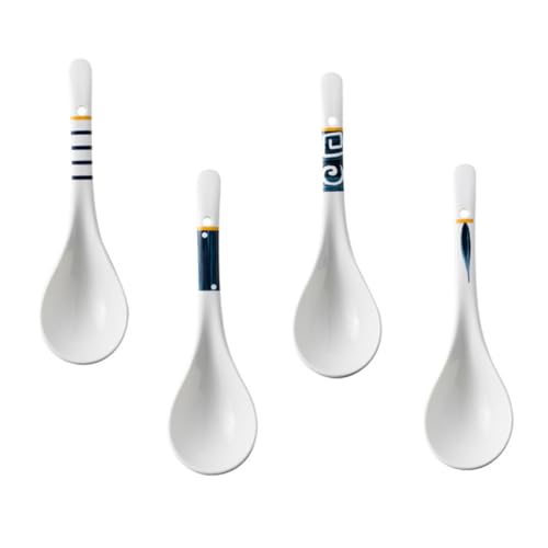 NAMOARLY 4 Stück Keramik Suppenlöffel Langstielig Große Reislöffel für Restaurant Gastronomie Küchenutensil Glatte Oberfläche Leicht zu Reinigen Vielseitig Einsetzbar für Speisen Brei NAMOARLY 4 Stück Keramik Suppenlöffel Langstielig Große Reislöffel für Restaurant Gastronomie Küchenutensil Glatte Oberfläche Leicht zu Reinigen Vielseitig Einsetzbar für Speisen Brei von NAMOARLY