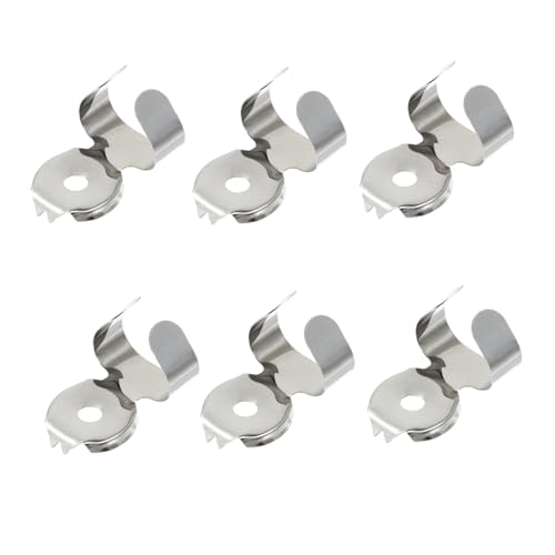 NAMOARLY 6 Stück Ingwer schälen Ingwer Schaber Werkzeug schäbiger Finger ausstecher rentier gemüsemesser froeh nützliche Ingwerschäler Chinesische Kastanienschäler Rostfreier Stahl Silver von NAMOARLY