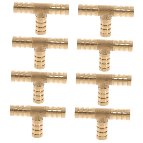 NAMOARLY 8 Stück Teiliges Kupfer Wege Fitting Pex Rohrverbinder mit Tiefen Gewinden für Wasser Luft Öl Robust Korrosionsbeständig Vielseitig für Sanitär und Industrie NAMOARLY 8 Stück Teiliges Kupfer Wege Fitting Pex Rohrverbinder mit Tiefen Gewinden für Wasser Luft Öl Robust Korrosionsbeständig Vielseitig für Sanitär und Industrie von NAMOARLY