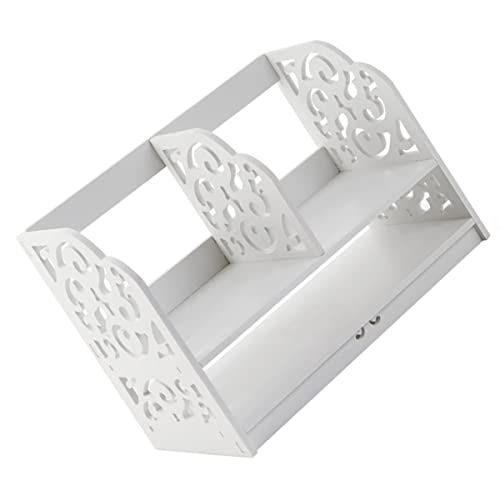 NAMOARLY Desktop Bücherregal Organizer Für Tischregal Zur Aufbewahrung Vielseitig Einsetzbar Für Büro Küche Und Schlafzimmer Stabil Und Leicht Zu Reinigen von NAMOARLY