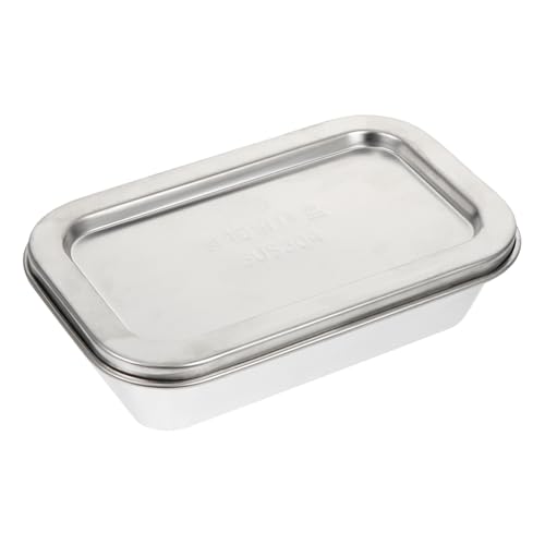 NAMOARLY Butterdose aus Rechteckig mit Deckel Luftdichte Butter Aufbewahrungsbox für Küche Kühlschrank Hotel und Restaurant Rostfrei Vielseitige Lebensmittel Lagerung NAMOARLY Butterdose aus Rechteckig mit Deckel Luftdichte Butter Aufbewahrungsbox für Küche Kühlschrank Hotel und Restaurant Rostfrei Vielseitige Lebensmittel Lagerung von NAMOARLY