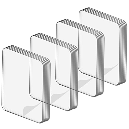NAMOARLY 100stücke Doppelseitiges Klebeband Selbstklebende Quadratbänder Transparente Bänder Zum Befestigen An Wänden Geländern Tischen Und Schränken Montagequadrate Für Geschenke von NAMOARLY