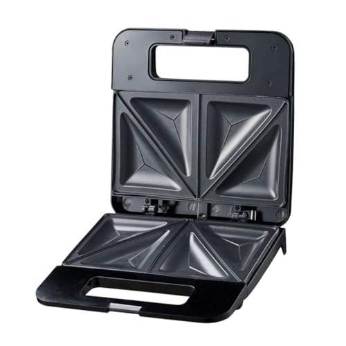 NAMOARLY Elektrischer Mini Sandwichmaker mit Antihaftbeschichtung Doppelter Heizfunktion Automatischer Temperaturregelung Rutschfestem Boden für Frühstück Toast Burger und Backen Schwarz NAMOARLY Elektrischer Mini Sandwichmaker mit Antihaftbeschichtung Doppelter Heizfunktion Automatischer Temperaturregelung Rutschfestem Boden für Frühstück Toast Burger und Backen Schwarz von NAMOARLY