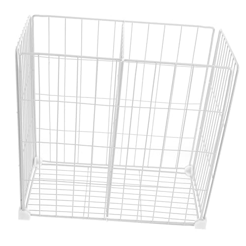 NAMOARLY Gefriertruhen Organizer aus Metall Kühlschrank Organizer Verstellbare Trennwände für Gefrierschrank Stapelbare Aufbewahrungskörbe Lagerlösung für Haushalte von NAMOARLY