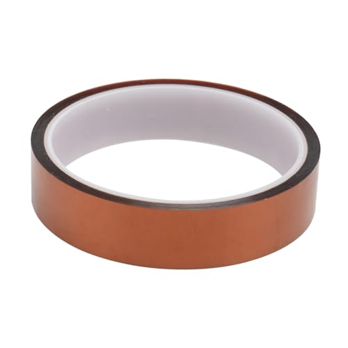 NAMOARLY Hitzebeständiges Polyimid Film Klebeband C Temperaturbeständig Isolierband für Elektronik Motoren Leiterplatten Schutz Säure Alkaliresistent Tawny Farbe von NAMOARLY
