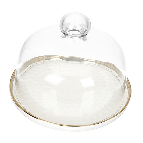 NAMOARLY Luxus-kuchenständer mit Deckel Hochzeitstorte Elegante Servierplatte für Desserts NAMOARLY Luxus-kuchenständer mit Deckel Hochzeitstorte Elegante Servierplatte für Desserts von NAMOARLY