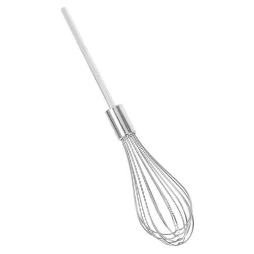 NAMOARLY Praktischer elektrischer Mixer-Aufsatz, langer, dicker Edelstahl-Schneebesen für effizientes Mischen, Backen und Kochen, vielseitiges Küchen-Eiermischer-Werkzeug mit Bohrerkompatibilität von NAMOARLY