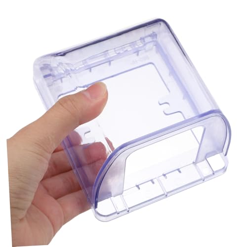 NAMOARLY Transparente Wasserdichte Steckdosenabdeckung Großer Spritzschutz für Außensteckdosen und Badezimmer Wetterfeste Elektrische Schutzbox Einfache Montage NAMOARLY Transparente Wasserdichte Steckdosenabdeckung Großer Spritzschutz für Außensteckdosen und Badezimmer Wetterfeste Elektrische Schutzbox Einfache Montage von NAMOARLY