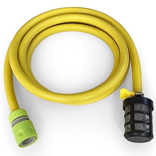 3M Saugschlauch mit Schnellkupplung & Filter für Hochdruckreiniger Kärcher K2-K7 Serie & Bosch AQT Serie von NAMOTEK