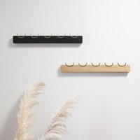 Hakenleiste Hirsch I Garderobenleiste Aus Holz Kleiderhakenleiste Mit Messing Hakenleiste Hirsch I Garderobenleiste Aus Holz Kleiderhakenleiste Mit Messing von NAMUOS