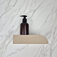 Kleine Beige Metall Duschablage von NAMUOS