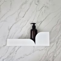 Moderne Weiße Duschablage Aus Metall Bauhaus Badezimmer Wandablage Moderne Weiße Duschablage Aus Metall Bauhaus Badezimmer Wandablage von NAMUOS