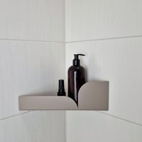 Moderne Beige Dusche Eckablage Bauhaus-stil Edelstahl von NAMUOS