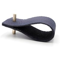 Serviettenringe Blau Aus Leder Mit Messing-, Stahl - Oder Holznadel I Moderne Tischdekoration von NAMUOS