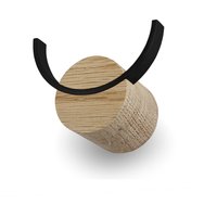 Wandhaken Holz Aus Eiche Und Metall von NAMUOS
