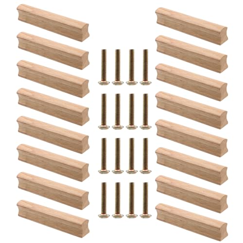 NAMYEUT 16 Stück Möbelgriffe Holz 130mm, Holz Schrankgriffe 96 mm Lochabstand mit Schrauben, Holzgriffe Möbelgriff für Tür Schubladen Schrank, Büros, Küchen, Möbel Dekoration NAMYEUT 16 Stück Möbelgriffe Holz 130mm, Holz Schrankgriffe 96 mm Lochabstand mit Schrauben, Holzgriffe Möbelgriff für Tür Schubladen Schrank, Büros, Küchen, Möbel Dekoration von NAMYEUT
