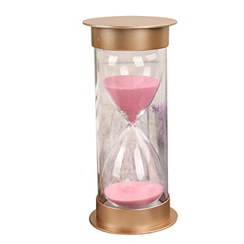 NANANA Sanduhren Farben Sanduhr, Dekoration Zeitmesser Timer für Kinder Klassenzimmer Küche Spiele Bürsten Zuhause Büro, 5/10/15/20/30/40/45/60 Minuten,Rosa,15min von NANANA