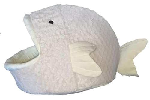 Nandog Blowfish Puffer Fischbett für Katzen und Hunde, Plüsch, Größe S/M Nandog Blowfish Puffer Fischbett für Katzen und Hunde, Plüsch, Größe S/M von NANDOG