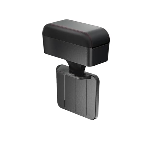 NANGAEBPPW Armlehnenbox Fürs Auto Höhenverstellbar Ellbogenauflage Universeller Organizer Für Die Armlehne Im Innenraum(Black-Red 1pc) von NANGAEBPPW