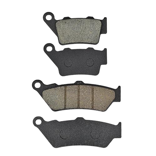 NANGAEBPPW Bremsbacken Für B&MW F 650 GS F650 GS F 650GS F650GS F650ST F650CS F650 ST 1993-2007 2008 2009 2012 Motorrad-Bremsbeläge Vorne Und Hinten(Vorderseite und Rückseite) von NANGAEBPPW