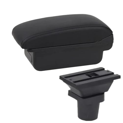 NANGAEBPPW Für Focus Mk1 Armlehnenbox Für Focus Armlehnenbox Zentrale Aufbewahrungsbox Innenraum Retrofit(Eine schwarze Linie Kein USB) von NANGAEBPPW