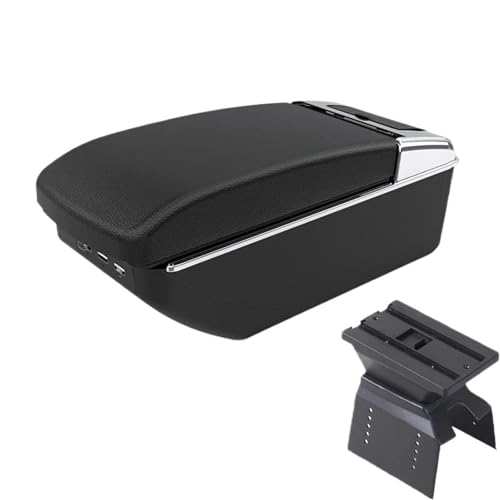 NANGAEBPPW Für Lada Für Vesta Für Vesta SW SW Für CROSS SPORT Auto-Armlehnenbox Mit USB-Schnittstelle(A2 Black line7 USB) von NANGAEBPPW