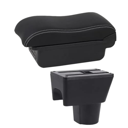 NANGAEBPPW Für R&enault Für Duster Armaturenbrett-Ablagefach Für Dacia Duster Für Oroc 2010-2018 Auto-Armaturenbrett-Ablagefach Gebogene Oberfläche(B white line 3USB) von NANGAEBPPW