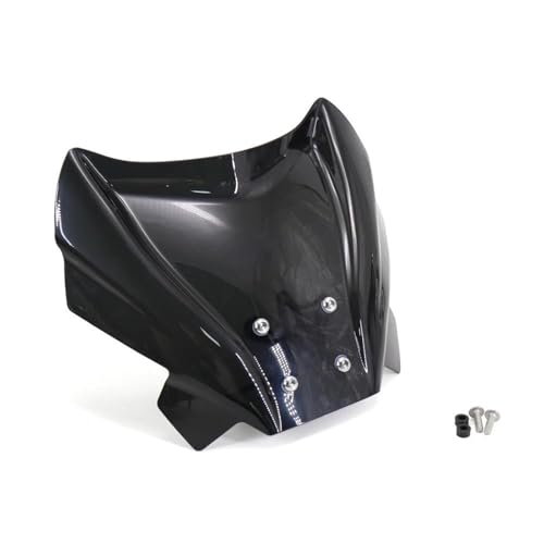 NANGAEBPPW Motorrad Windschutzscheibe Windschutzscheibe Windschutz Windabweiser Für Benelli 502 C 502c 502C 2019 2020 2021(SCHWARZ) von NANGAEBPPW