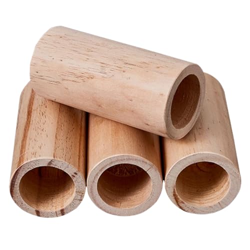 NANNAN3360 Schwerlast Betterhöhungen Möbelerhöher aus Massivholz 4 Stück Stuhlerhöhung Sofafüße Möbellifte Tischerhöher, Hebt die Höhe um 5–15 cm (Ø6.3cm-Increase Height 5cm) von NANNAN3360