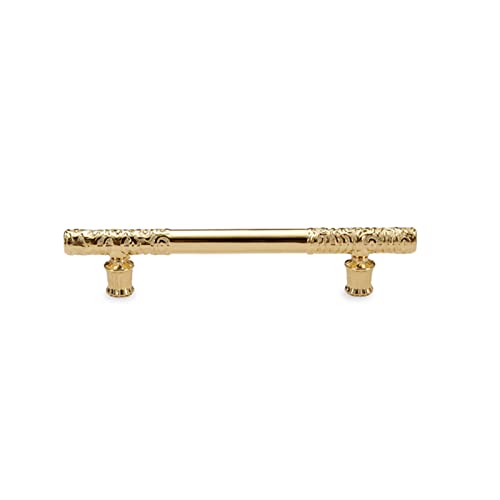 Zinklegierung Möbel Griffe Küchengriffe Türgriffe Stangengriff Kleiderschrank Zieht Schubladegriff Küchenschrank, mit Schrauben, Gold (Hole distance 128mm) von NANNAN3360