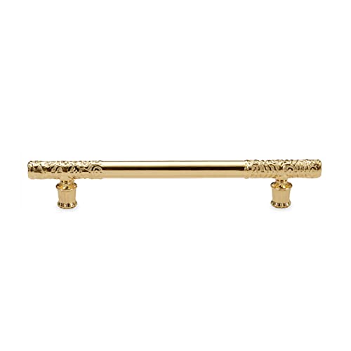 Zinklegierung Möbel Griffe Küchengriffe Türgriffe Stangengriff Kleiderschrank Zieht Schubladegriff Küchenschrank, mit Schrauben, Gold (Hole distance 192mm) von NANNAN3360