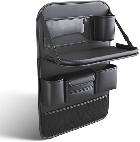 NANNANQIPEI Auto Organizer für BMW 2er Active Tourer U06 2022 2023 2024 2025, Autositz Organizer Große Rückenlehnenschutz Auto Kinder Multifunktional Wasserdicht Rücksitz Organizer mit Klapptisch von NANNANQIPEI