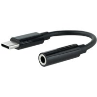 Nano Cable - Adapterkabel Usb-c auf Klinke 3,5 Schwarz Nanocable 10.24.1205 von NANO CABLE