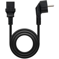 Nano Cable - Nanocable 10.22.0105 Stromkabel Schwarz 5 m C13-Koppler CEE7/7 von NANO CABLE