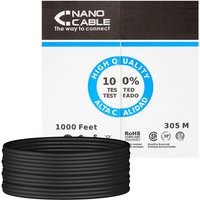 Nano Cable - utp Cat5e Außenkabel cca schwarz (305m) von NANO CABLE