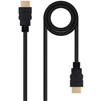Nanokabel HDMI-Kabel V2.0 4K@60Hz 18Gbps A/M-A/M, 2 m, Schwarz von NANOCABLE
