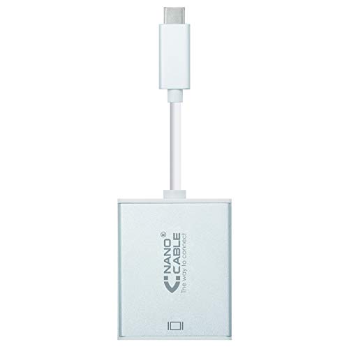 Nanocable 10.16.4104 - USB-C zu DisplayPort Konverter, weiß von NANOCABLE