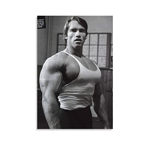 NANXIANG Arnold Schwarzenegger American Bodybuilder Fitness Room Poster Leinwand Wandkunst Poster Dekorativ Modern Home Print Bild Kunstwerke Poster 20,3 x 30,5 cm ( von NANXIANG