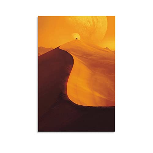 NANXIANG Dune Poster Film Illustration Kunst Poster Kunstdruck Wand Foto Farbe Poster Hängendes Bild Familie Dekor 60 x 90 cm von NANXIANG