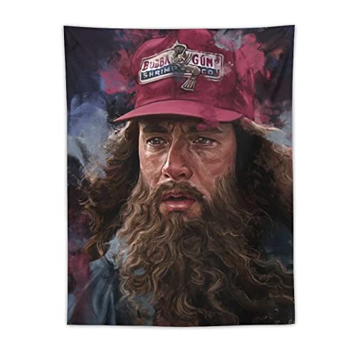 NANXIANG Forrest Gump Wandteppich, klassischer Film-Wandteppich, Wandteppich, ästhetisches Polyester-Malerei, Schlafzimmer-Wasserhahn von NANXIANG
