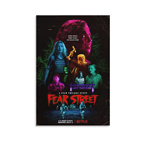 NANXIANG Horror Movie Poster Fear Street Part One – 1994 Gemälde auf Leinwand Wandkunst Poster Scrollbild Pr von NANXIANG