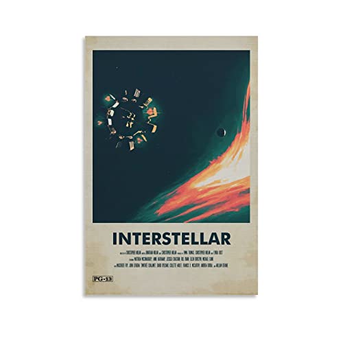 NANXIANG Interstellar Science Fiction Filmposter, Filmposter und TV-Serie, Kunstdruck, Filmposter von NANXIANG