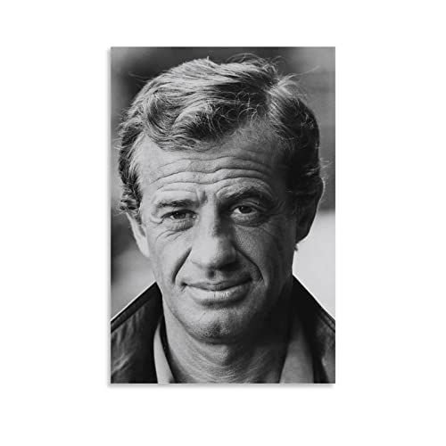 NANXIANG Jean-Paul Belmondo Poster Gedenkposter Wandkunst Poster Scrollen Leinwand Gemälde Bild Living von NANXIANG