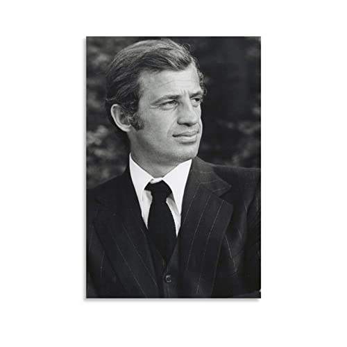 NANXIANG Jean-Paul Belmondo Poster berühmter französischer Schauspieler Poster Kunstwerke Bild Druck Poster Wandkunst Gemälde von NANXIANG