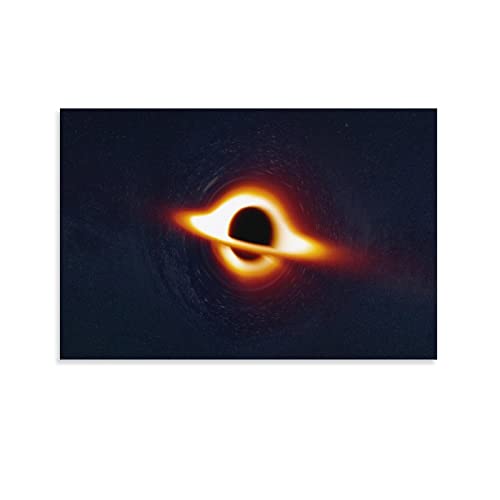 NANXIANG Supermassive Black Hole – Interstellar Poster Leinwand Kunst Poster und Wandkunst Bild Druck Modern Fa von NANXIANG