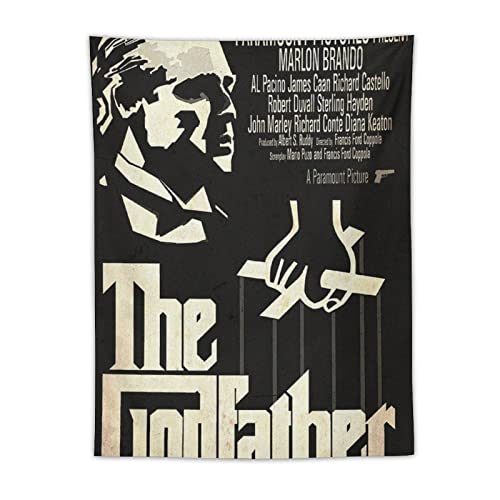 NANXIANG The Godfather Movie Tapisserie Oscar Tapisserie Raum Ästhetischer Wandteppich Kunst Wandbild Polyester T von NANXIANG