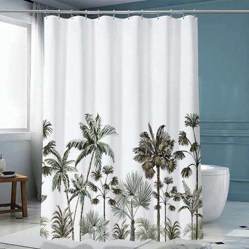 NANZU 80-180CM Breite * 180/200CM Drop Forest Elephant Duschvorhänge aus Polyester, schimmelresistent, wasserdicht, Duschvorhang mit Haken von NANZU