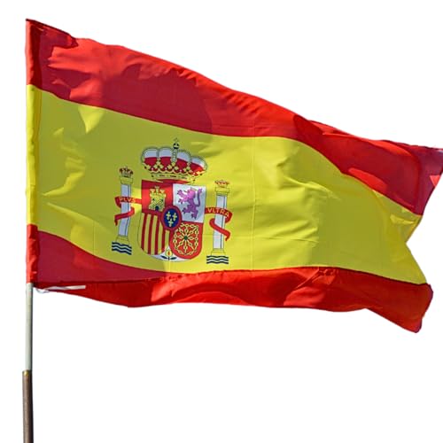 Europameisterschaften 2024 Welt Internationale Flaggen - (Spanien, 90x150cm) Spanien-Flagge 90x150cm von NARAMAKI